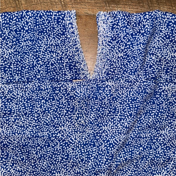 Walker & Wade Hand Beaded Mallorca Kaftan in Royal Blue - Picture 12 of 16